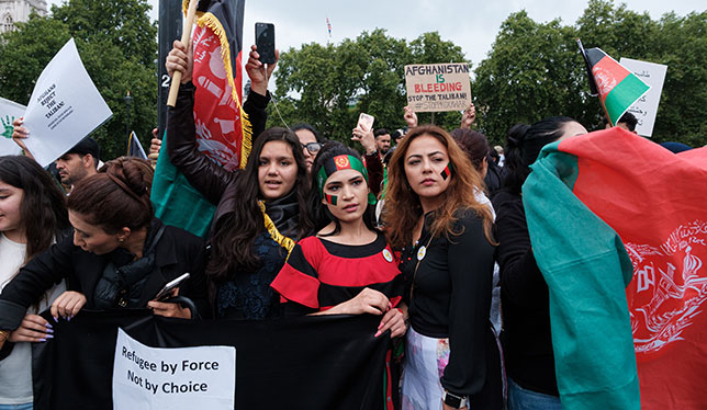 Peoples Protest against Afghanistan